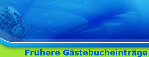 Fr�here G�stebucheintr�ge